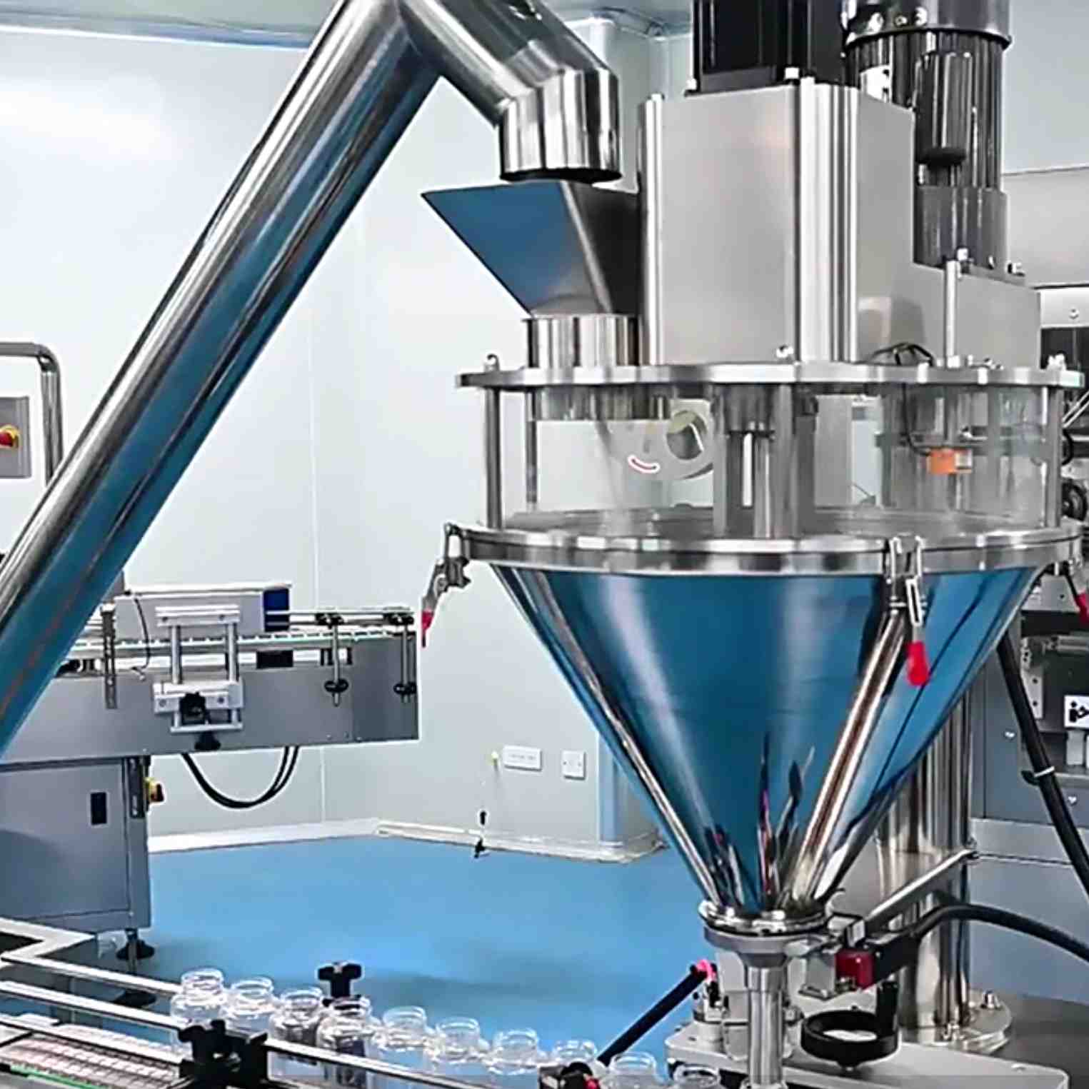Máy chiếc rót bột