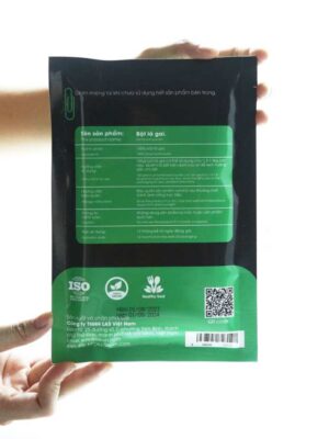 Bột lá gai gói 100gr mặt sau sản phẩm