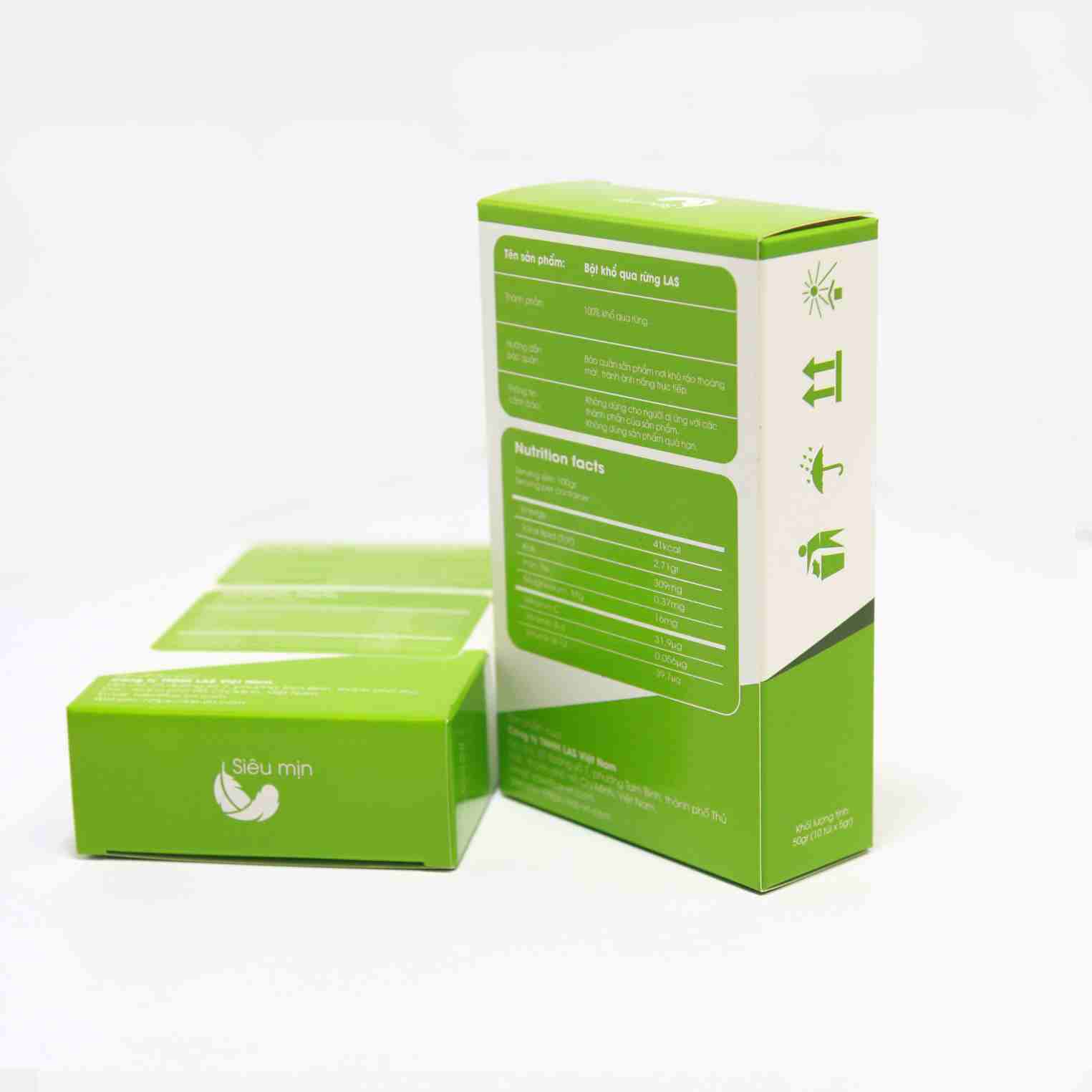 Bột khổ qua rừng - Hộp mặt sau