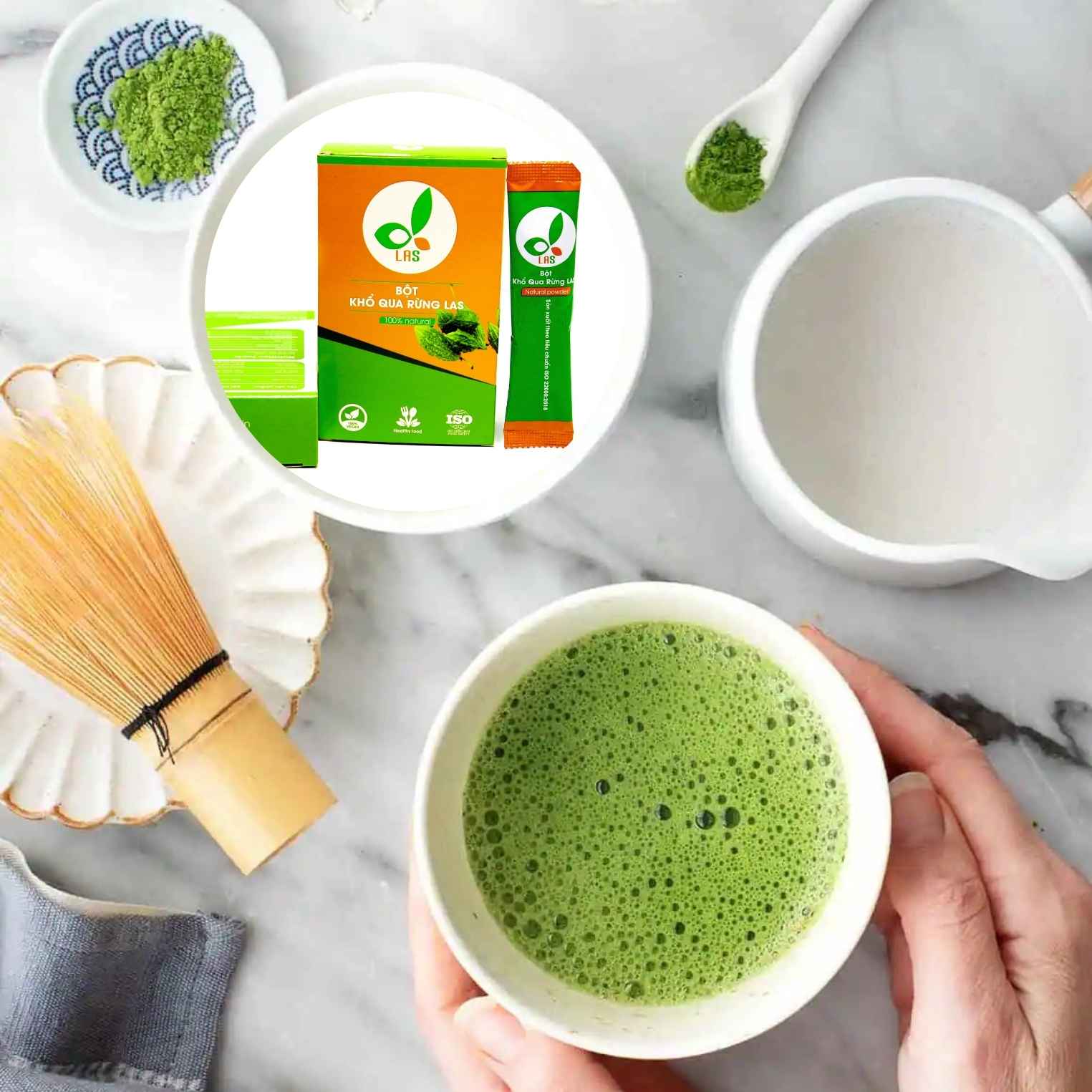 Bột khổ qua rừng pha nước uống