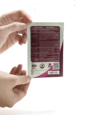 Bột lá cẩm tím 5gr mặt sau sản phẩm