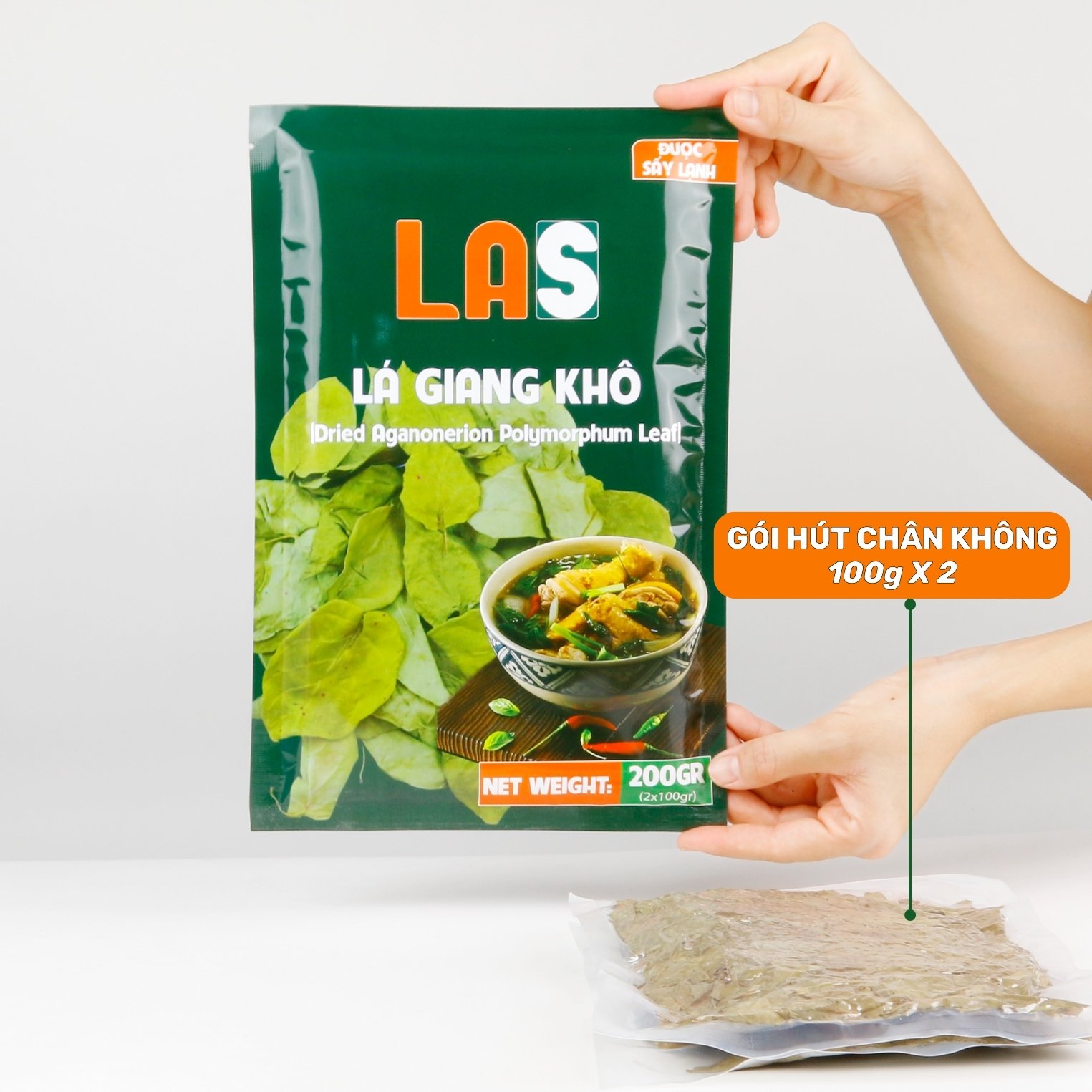 Lá giang khô 200g