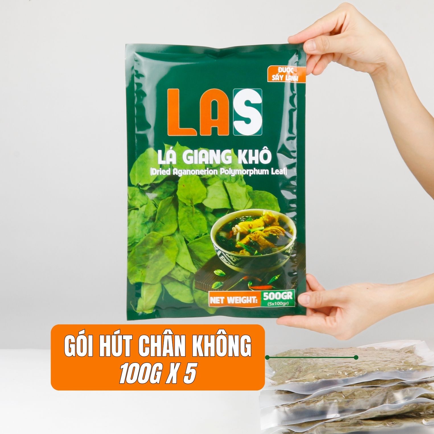 Lá giang khô 500g