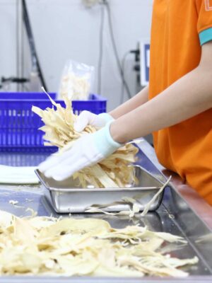 Thành phẩm củ hủ dừa khô