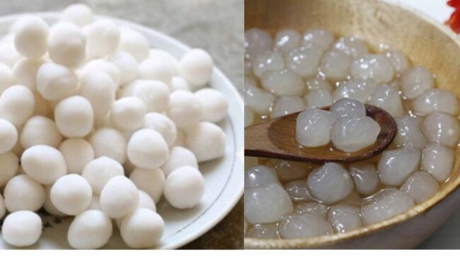 Làm trân châu từ bột mì phảnh