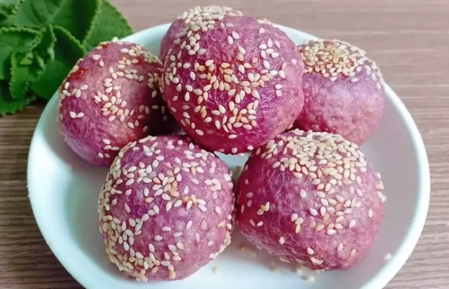 Bánh bột khoai lang tím
