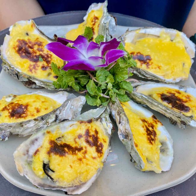 Hàu nướng Sốt phô mai mozzarella