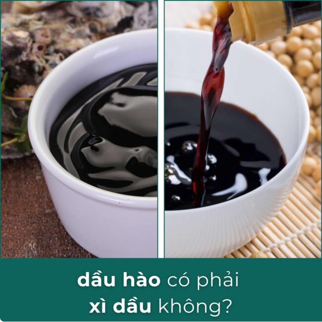 dầu hào có phải xì dầu không