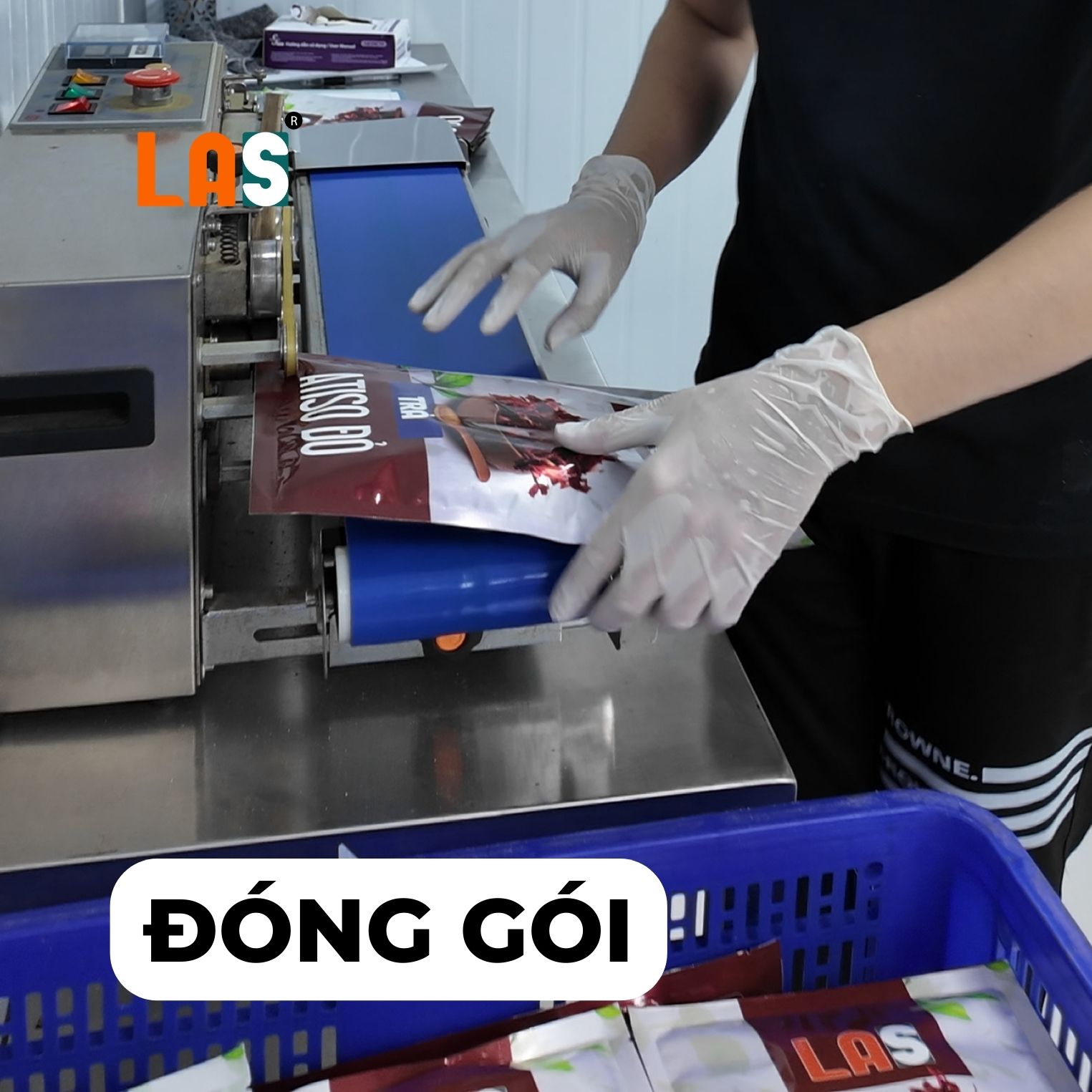 Đóng vào bao bì thành phẩm gói 200g