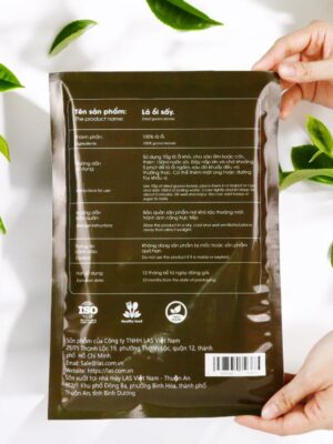 Trà lá ổi sấy khô 200gr (mặt sau sản phẩm)