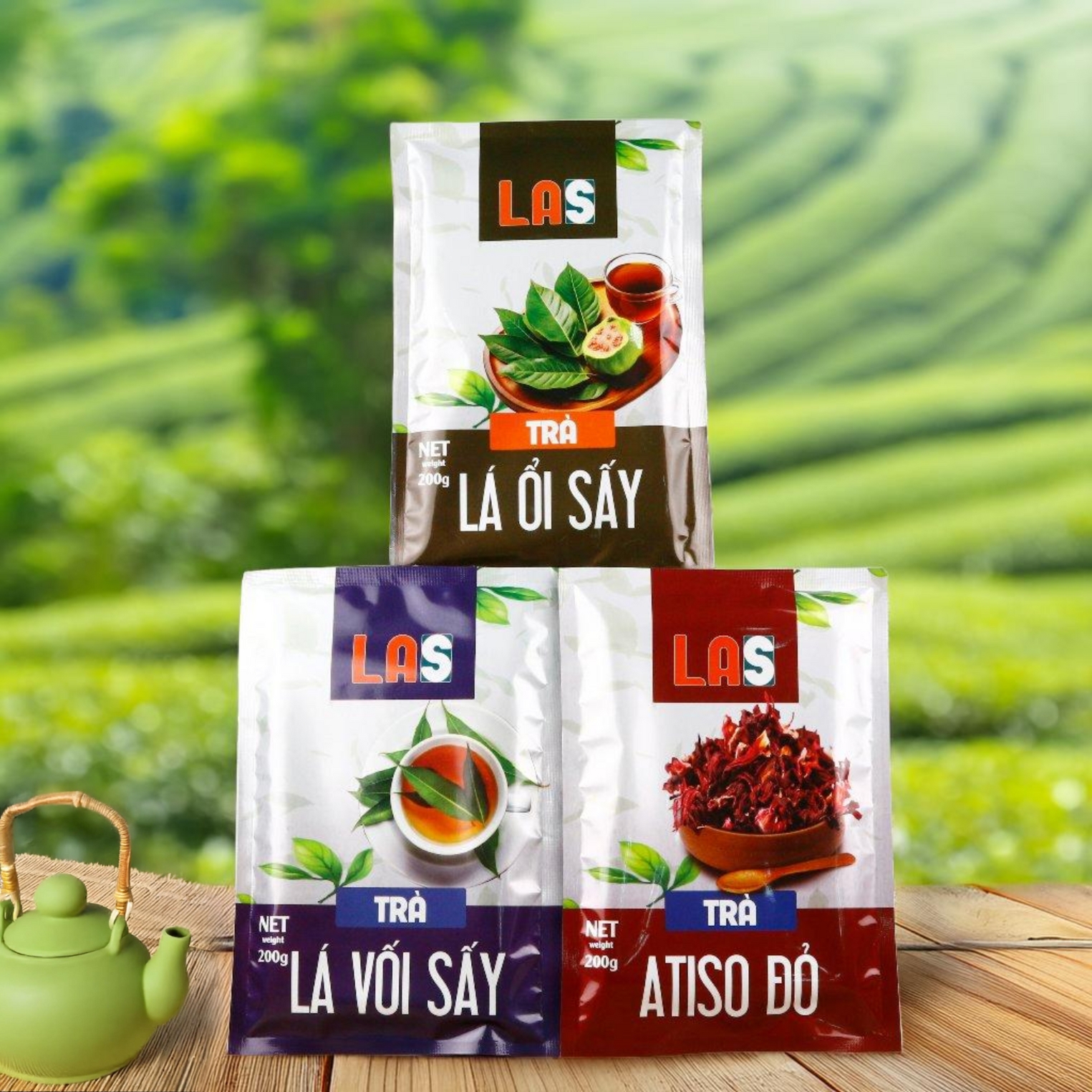 Trà các loại thương hiệu LAS