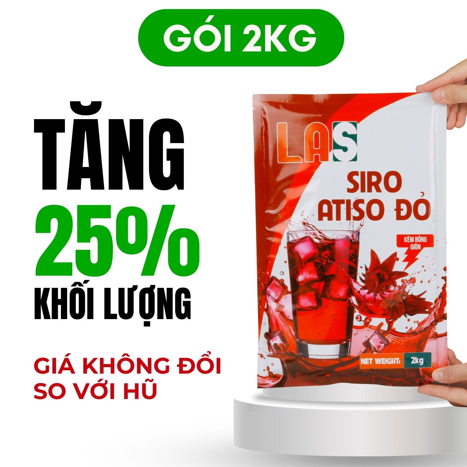 Gói siro atiso đỏ 2kg