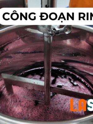 Công đoạn rim siro dâu tằm